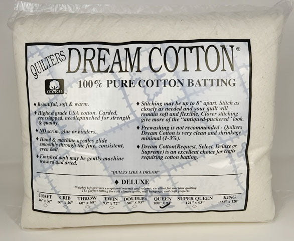 Dream Cotton Deluxe Natural King – Get Stitched Fabrics