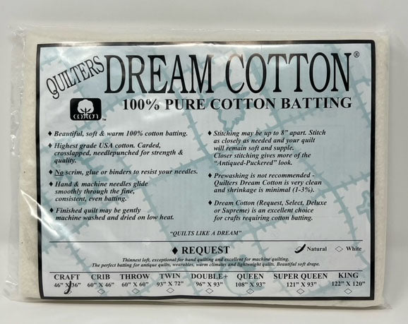 Dream Cotton Deluxe Natural King – Get Stitched Fabrics