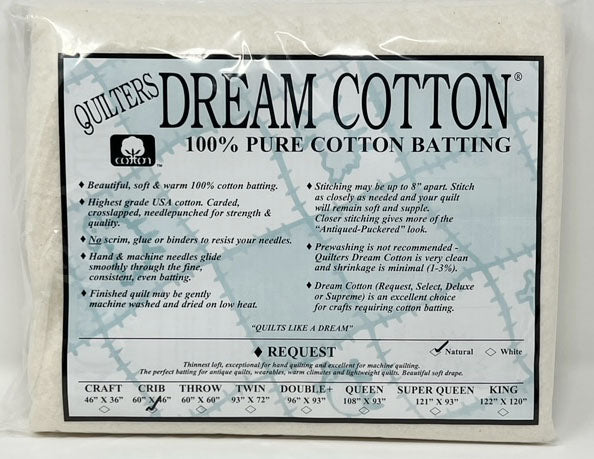 Quilters Dream Cotton Batting 93 Wide - 4