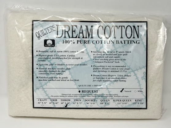 Dream Cotton Deluxe Natural Twin – Get Stitched Fabrics