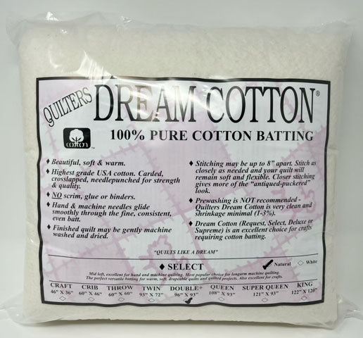 Dream Cotton Deluxe Natural King – Get Stitched Fabrics